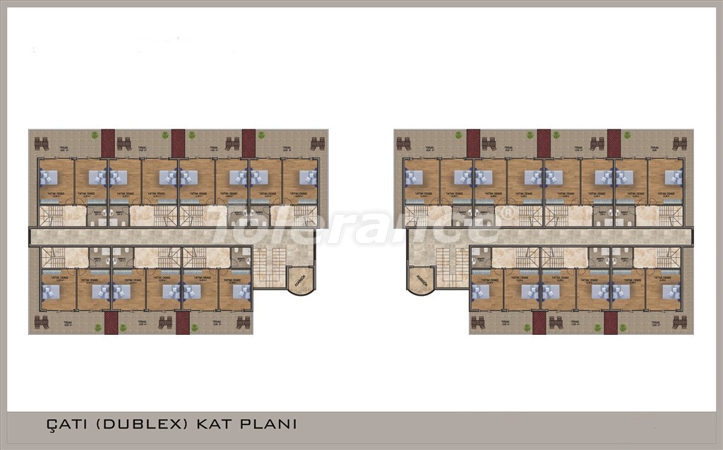 Apartments in Mahmutlar, Alanya with pool and installments - 15845 | Tolerance Homes