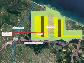 The plot of land profitable for investments near the new airport and "Istanbul Channel" - 15759 | Tolerance Homes