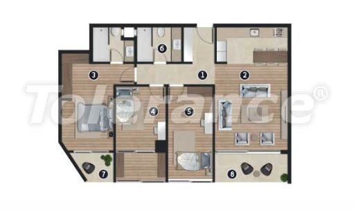 Spacious apartments in Bayraklı, Izmir in a complex with extensive facilities in installments - 16431 | Tolerance Homes