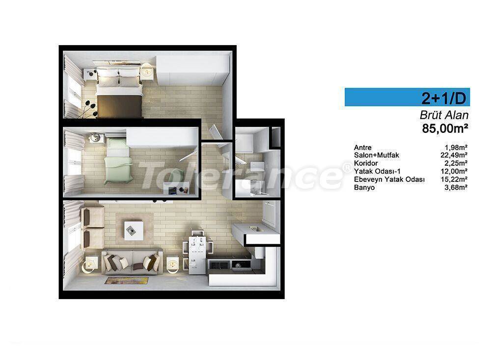 New spacious apartments in Istanbul with direct sea, and lake view - 24066 | Tolerance Homes