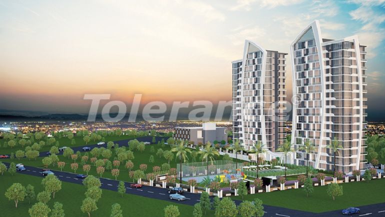 Apartments in Yenisehir, Mersin in a complex near the university and the hospital - 35832 | Tolerance Homes