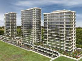 Apartments in Istanbul in a complex with extensive facilities in Basin Express area