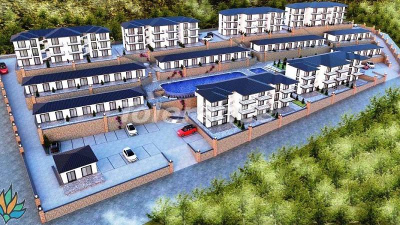 شقق في:في أكبوك ديديم مسبح تقسيط - شراء عقار في تركيا - 22002