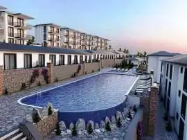 Apartment in Akbuk, Didim pool installment - buy realty in Turkey - 22003