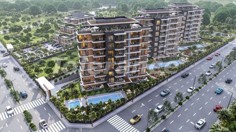 Apartment vom bauträger in Aksu, Antalya mit pool - immobilien in der Türkei kaufen - 119031