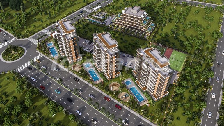 Apartment vom bauträger in Aksu, Antalya mit pool - immobilien in der Türkei kaufen - 119032