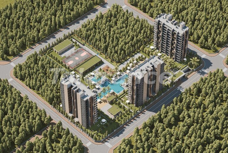 Apartment from developer in Aksu, Antalya with pool installments - buy realty in Turkey - 63526