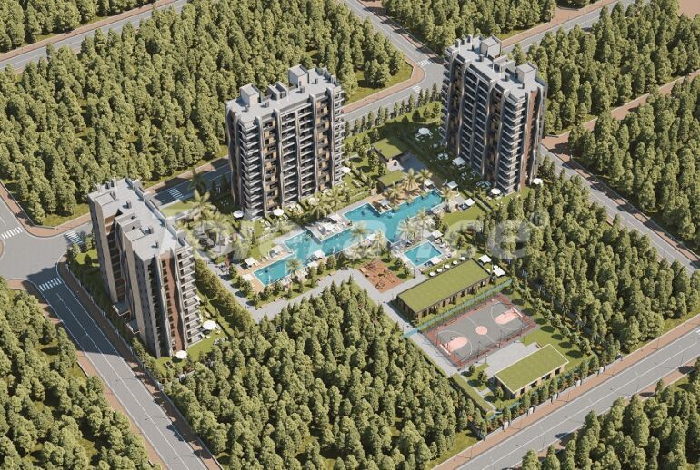 Apartment from developer in Aksu, Antalya with pool installments - buy realty in Turkey - 63539