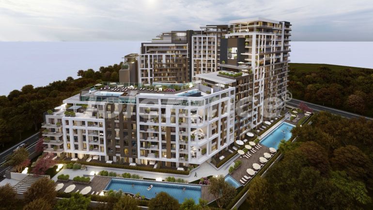 Apartment vom bauträger in Aksu, Antalya meerblick mit pool - immobilien in der Türkei kaufen - 80839