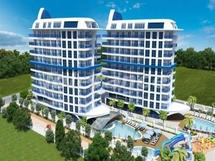 Appartement van de ontwikkelaar in Alanya Centrum, Alanya zwembad - onroerend goed kopen in Turkije - 2713