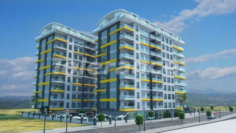 Apartment du développeur еn Alanya vue sur la mer piscine - acheter un bien immobilier en Turquie - 17530