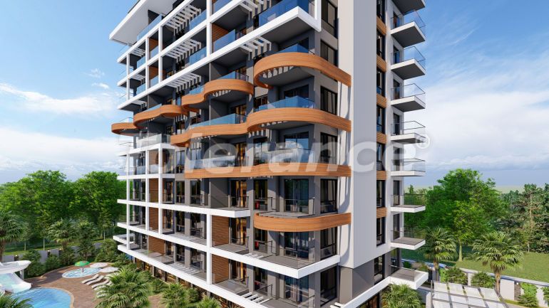 آپارتمان از سازنده که در آلانیا منظره دریا استخر اقساط - خرید ملک در ترکیه - 51095