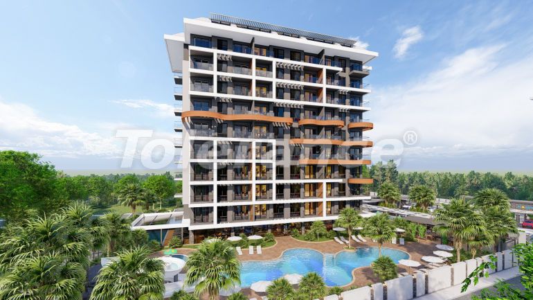 آپارتمان از سازنده که در آلانیا منظره دریا استخر اقساط - خرید ملک در ترکیه - 51100