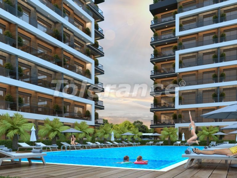 Appartement van de ontwikkelaar in Altıntaş, Antalya zeezicht zwembad afbetaling - onroerend goed kopen in Turkije - 105468