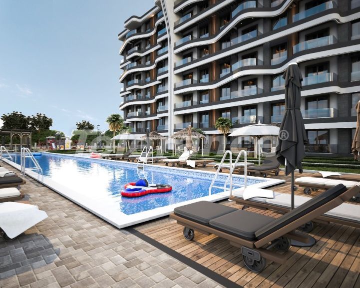 آپارتمان از سازنده که در آلتینتاش, آنتالیا استخر اقساط - خرید ملک در ترکیه - 129938