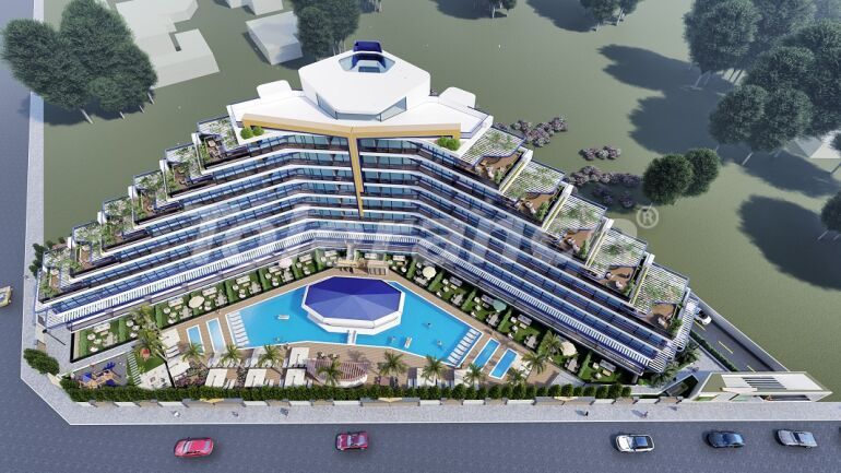 Appartement du développeur еn Altıntaş, Antalya vue sur la mer piscine versement - acheter un bien immobilier en Turquie - 63999