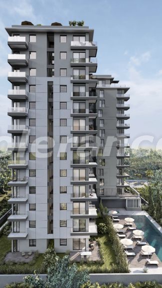 شقق من المتعهد في:في ألتينطاس, أنطاليا اطلالة على البحر مسبح تقسيط - شراء عقار في تركيا - 66629