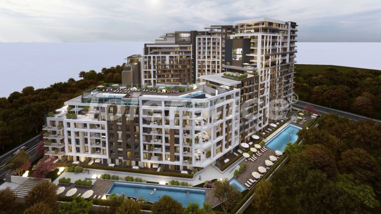 Appartement van de ontwikkelaar in Altıntaş, Antalya zeezicht zwembad afbetaling - onroerend goed kopen in Turkije - 80839