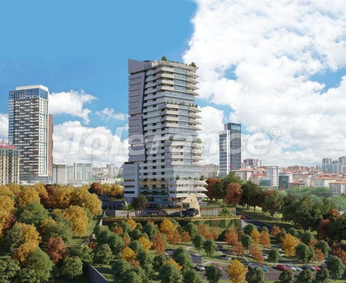 Appartement du développeur еn Atasehir, Istanbul piscine - acheter un bien immobilier en Turquie - 129194