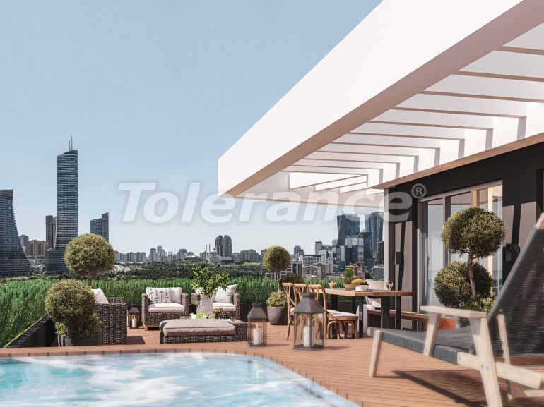 Appartement du développeur еn Atasehir, Istanbul piscine - acheter un bien immobilier en Turquie - 129585