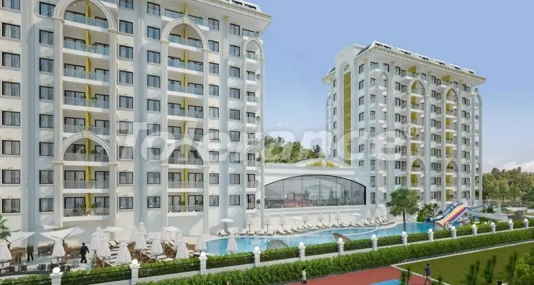 Apartment from the developer in Avsallar, Alanya with sea view with pool with installment - buy realty in Turkey - 22057
