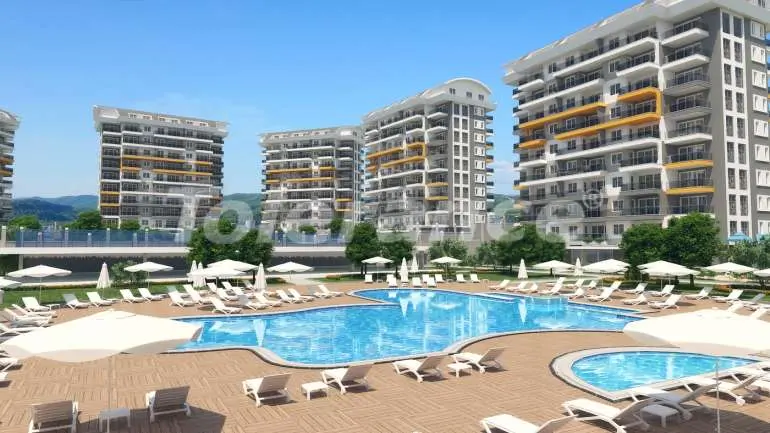 Apartment vom entwickler in Avsallar, Alanya pool ratenzahlung - immobilien in der Türkei kaufen - 2869