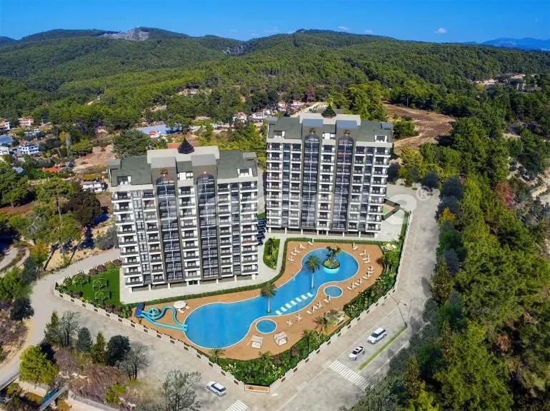 Appartement van de ontwikkelaar in Avsallar, Alanya zwembad - onroerend goed kopen in Turkije - 39927