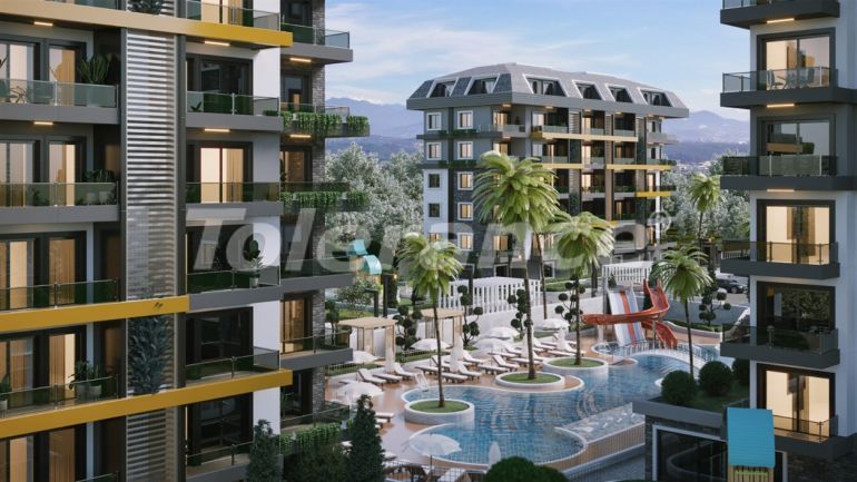 Apartment from the developer in Avsallar, Alanya with pool with installment - buy realty in Turkey - 40676