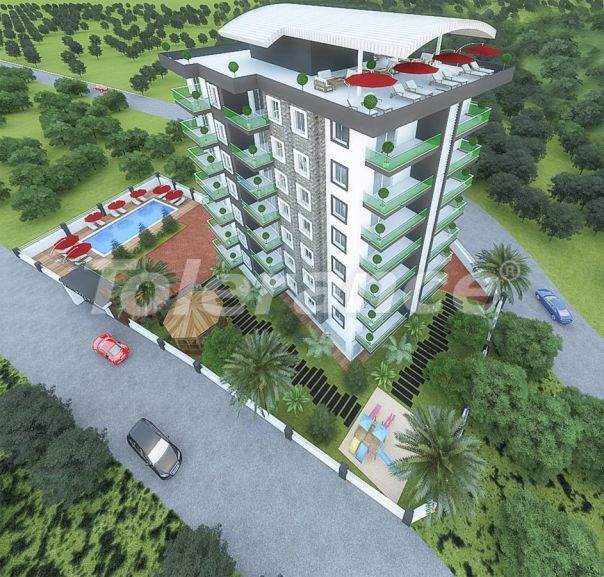 Apartment from the developer in Avsallar, Alanya with pool with installment - buy realty in Turkey - 40745