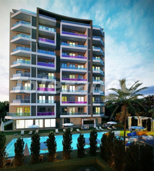 Apartment in Avsallar, Alanya with sea view with pool with installment - buy realty in Turkey - 48832