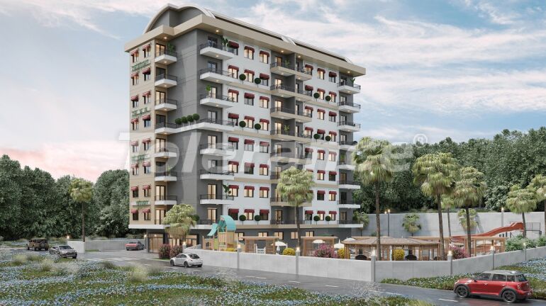 Apartment from the developer in Avsallar, Alanya with sea view with pool - buy realty in Turkey - 58934