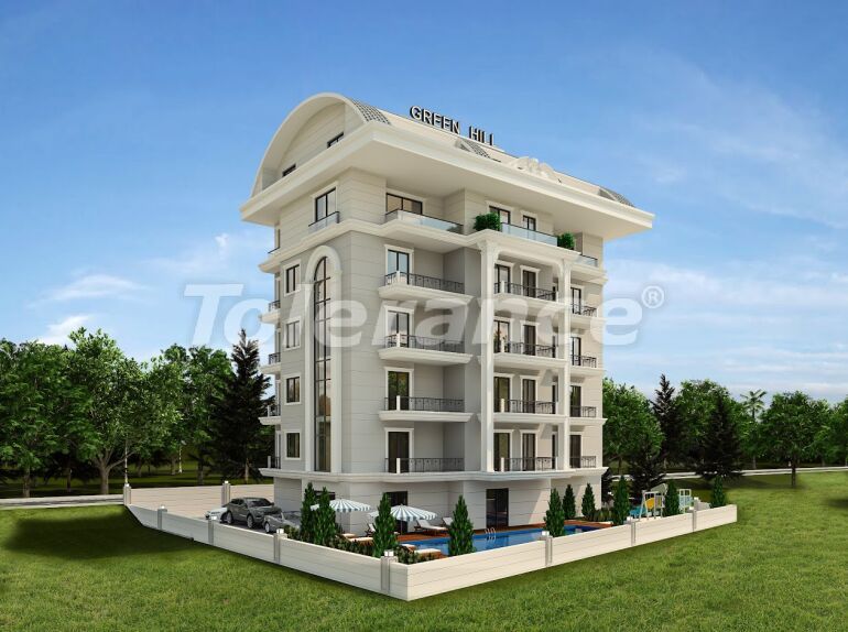 Appartement du développeur еn Avsallar, Alanya piscine - acheter un bien immobilier en Turquie - 60781