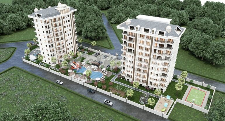 Apartment from the developer in Avsallar, Alanya with sea view - buy realty in Turkey - 60911