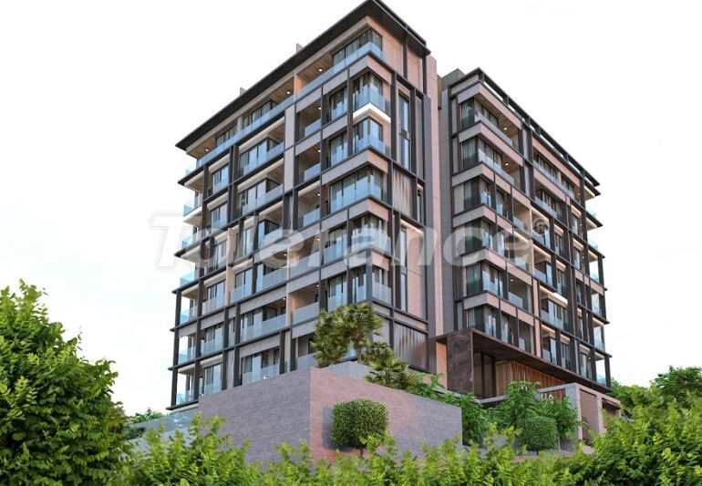 Appartement du développeur еn Avsallar, Alanya vue sur la mer piscine versement - acheter un bien immobilier en Turquie - 60940