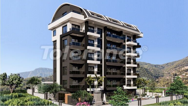 Apartment vom entwickler in Avsallar, Alanya pool ratenzahlung - immobilien in der Türkei kaufen - 61956