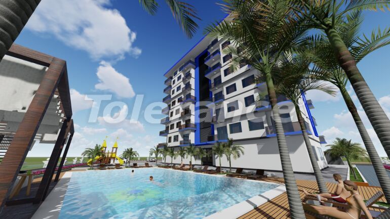 Appartement van de ontwikkelaar in Avsallar, Alanya zwembad afbetaling - onroerend goed kopen in Turkije - 62908