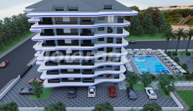 Apartment from the developer in Avsallar, Alanya with pool with installment - buy realty in Turkey - 62923