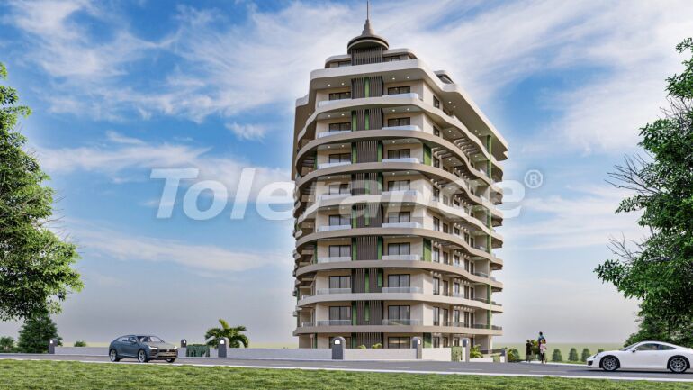 Apartment from the developer in Avsallar, Alanya with pool with installment - buy realty in Turkey - 63622
