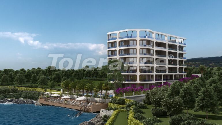 Appartement van de ontwikkelaar in Ayaş, Mersin zeezicht zwembad - onroerend goed kopen in Turkije - 62470