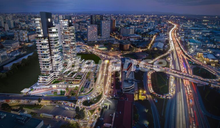 Apartment from the developer in Bagcilar, İstanbul with pool with installment - 57668 Apartment from the developer in Bagcilar, İstanbul with pool with installment - buy realty in Turkey - 57668