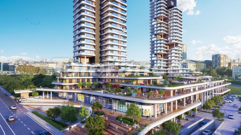 Apartment from the developer in Bagcilar, İstanbul with pool with installment - buy realty in Turkey - 57671