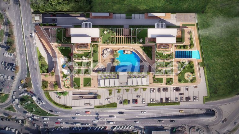Apartment from the developer in Bagcilar, İstanbul with pool with installment - 57678 Apartment from the developer in Bagcilar, İstanbul with pool with installment - buy realty in Turkey - 57678