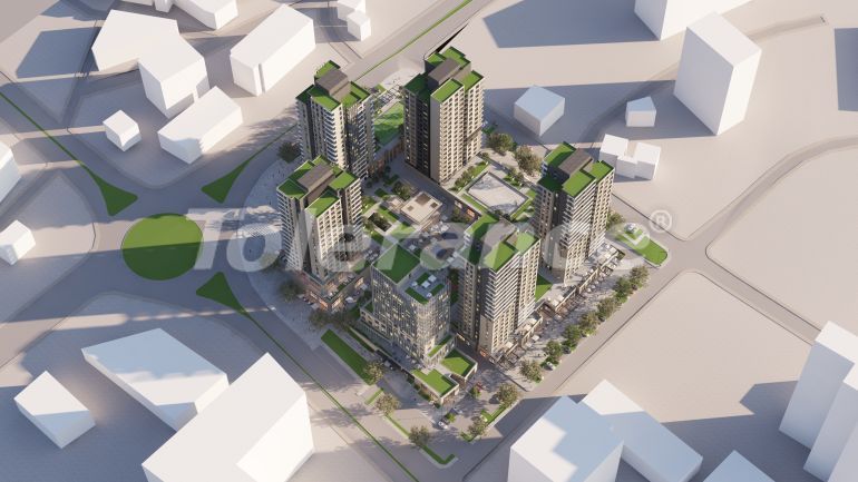 Appartement van de ontwikkelaar in Bağcılar, Istanboel zwembad afbetaling - 66423 Appartement van de ontwikkelaar in Bağcılar, Istanboel zwembad afbetaling - onroerend goed kopen in Turkije - 66423