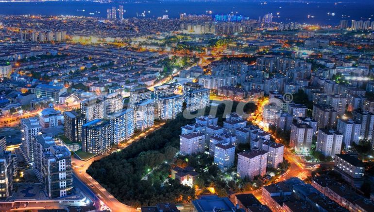 شقق من المتعهد في:في باهتشي إيفلير اسطنبول مسبح تقسيط - شراء عقار في تركيا - 133423