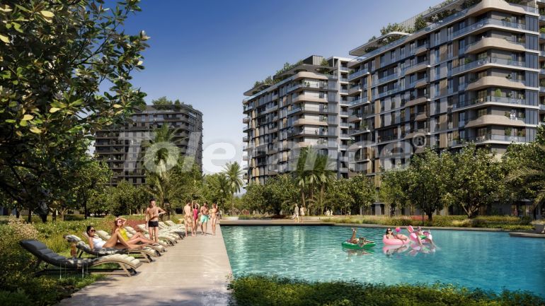 شقق من المتعهد في:في باهتشي إيفلير اسطنبول مسبح تقسيط - شراء عقار في تركيا - 133428