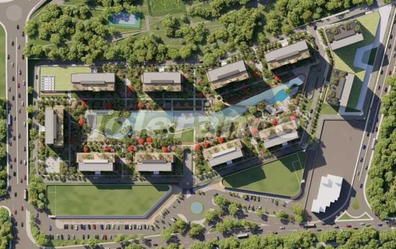 شقق من المتعهد في:في باهتشي إيفلير اسطنبول مسبح تقسيط - شراء عقار في تركيا - 133432