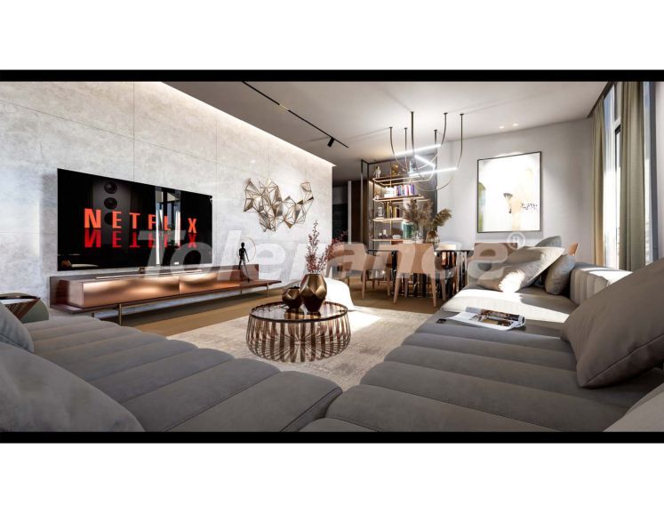 شقق من المتعهد في:في باهتشي إيفلير اسطنبول مسبح تقسيط - شراء عقار في تركيا - 133443