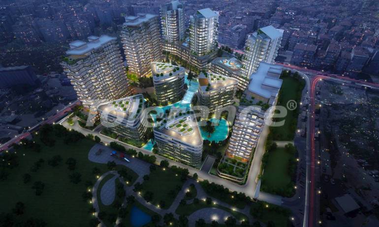 Apartment from the developer in Bahcelievler, İstanbul with pool - 25459 Apartment from the developer in Bahcelievler, İstanbul with pool - buy realty in Turkey - 25459