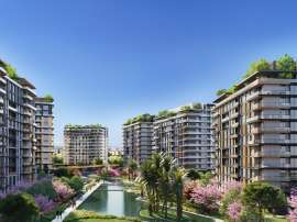 شقق من المتعهد في:في باهتشي إيفلير اسطنبول مسبح تقسيط - شراء عقار في تركيا - 133429