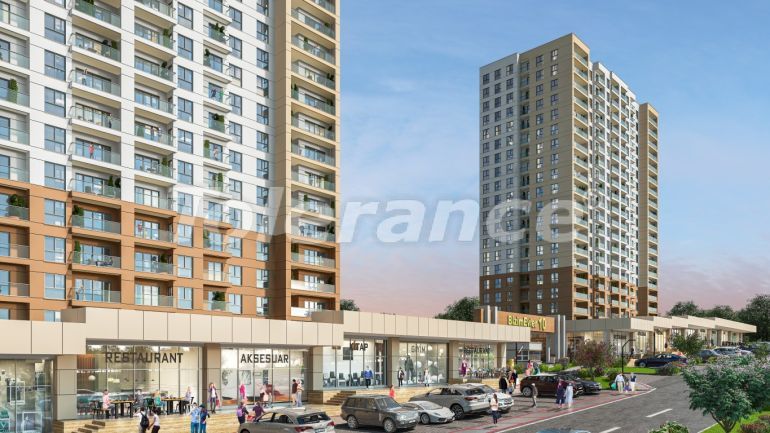 Apartment vom entwickler in Bahçeşehir, Istanbul meeresblick pool - immobilien in der Türkei kaufen - 133747